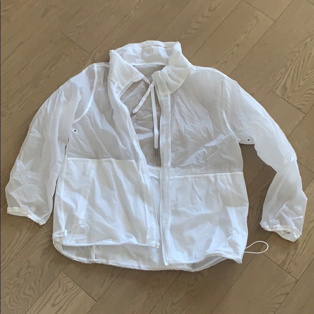 Lululemon cropped sheer jacket